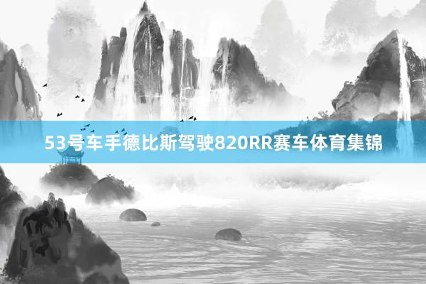 53号车手德比斯驾驶820RR赛车体育集锦