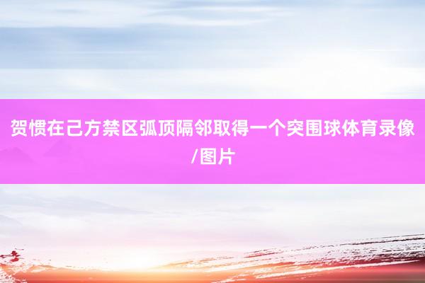 贺惯在己方禁区弧顶隔邻取得一个突围球体育录像/图片