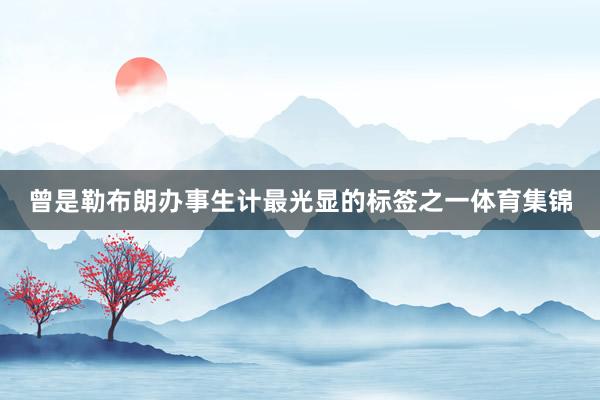 曾是勒布朗办事生计最光显的标签之一体育集锦